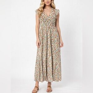 Banjanan Boundless Floral Orion Maxi Dress small Sleeveless Tuckernuck Size XS